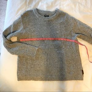 Roots Grey Wool Sweater M